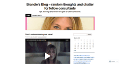 Desktop Screenshot of brandieyoung.wordpress.com