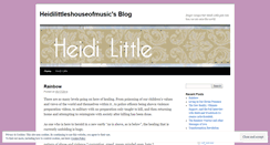 Desktop Screenshot of heidilittle.wordpress.com