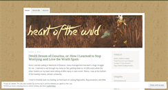 Desktop Screenshot of heartofthewild.wordpress.com