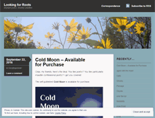 Tablet Screenshot of lookingforroots.wordpress.com