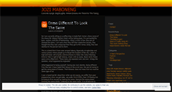 Desktop Screenshot of jozimaboneng.wordpress.com