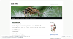 Desktop Screenshot of dichtelei.wordpress.com