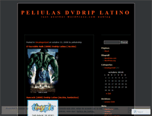 Tablet Screenshot of pelisdvdrip.wordpress.com