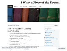 Tablet Screenshot of iwantapieceofthedream.wordpress.com