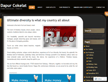 Tablet Screenshot of dapurcokelat.wordpress.com