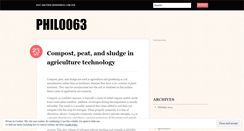 Desktop Screenshot of phil0063.wordpress.com