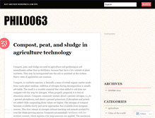 Tablet Screenshot of phil0063.wordpress.com