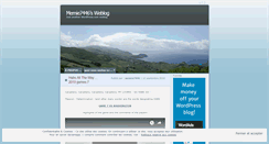 Desktop Screenshot of memie7446.wordpress.com