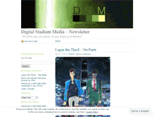 Tablet Screenshot of digitalstadium.wordpress.com