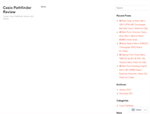 Tablet Screenshot of buycasiopathfinder.wordpress.com