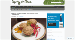 Desktop Screenshot of deliciousmint.wordpress.com