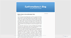 Desktop Screenshot of eyefromalbany.wordpress.com