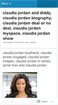 Mobile Screenshot of claudiajordanbio.wordpress.com