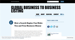 Desktop Screenshot of globalbusinessurl.wordpress.com