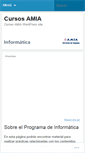 Mobile Screenshot of cursosamia.wordpress.com