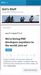 Mobile Screenshot of galstuff.wordpress.com