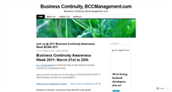 Desktop Screenshot of bccmanagement.wordpress.com