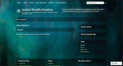 Desktop Screenshot of andreiwealthcreation.wordpress.com