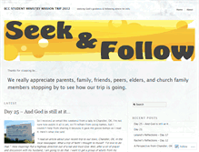 Tablet Screenshot of bccseekandfollow2012.wordpress.com