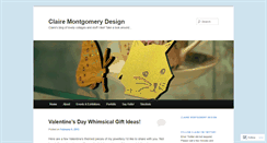 Desktop Screenshot of clairemariemontgomery.wordpress.com