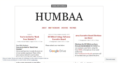 Desktop Screenshot of hamlinehumbaa.wordpress.com