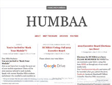 Tablet Screenshot of hamlinehumbaa.wordpress.com