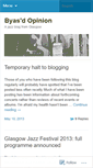 Mobile Screenshot of byased.wordpress.com