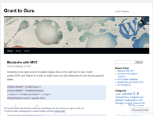 Tablet Screenshot of grunttoguru.wordpress.com