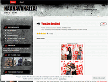 Tablet Screenshot of naanavanalla.wordpress.com