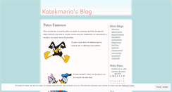 Desktop Screenshot of kotekmario.wordpress.com