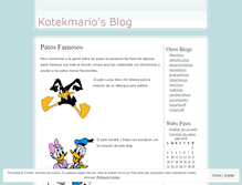 Tablet Screenshot of kotekmario.wordpress.com