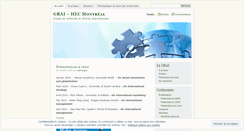 Desktop Screenshot of hecmontrealgrai.wordpress.com