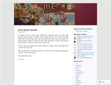 Tablet Screenshot of annava.wordpress.com