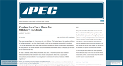 Desktop Screenshot of pecpremier.wordpress.com