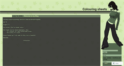 Desktop Screenshot of colouringsheets.wordpress.com
