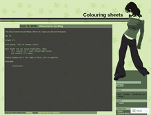 Tablet Screenshot of colouringsheets.wordpress.com