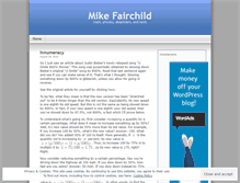 Tablet Screenshot of mjfairch.wordpress.com