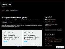 Tablet Screenshot of betacore.wordpress.com