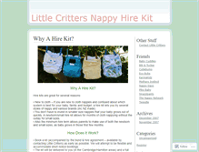 Tablet Screenshot of littlecritters.wordpress.com