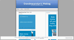 Desktop Screenshot of grandmacarolyn.wordpress.com