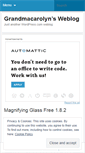 Mobile Screenshot of grandmacarolyn.wordpress.com