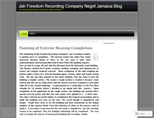 Tablet Screenshot of jahfreedom.wordpress.com