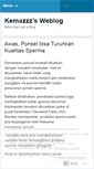 Mobile Screenshot of kemazzz.wordpress.com