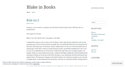 Desktop Screenshot of blakeinbooks.wordpress.com