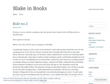 Tablet Screenshot of blakeinbooks.wordpress.com