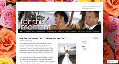 Desktop Screenshot of 4thismoment.wordpress.com