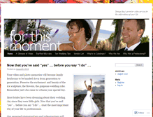 Tablet Screenshot of 4thismoment.wordpress.com