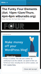Mobile Screenshot of funkyfourelements.wordpress.com