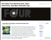 Tablet Screenshot of funkyfourelements.wordpress.com