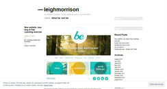 Desktop Screenshot of leighmorrison.wordpress.com